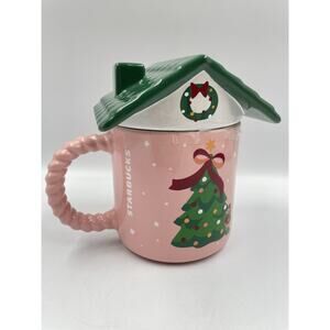 BRAND NEW Starbucks HOLIDAY CHRISTMAS Bear House Coffee Mug